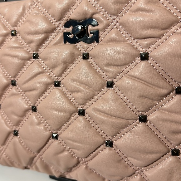 Gilda Paris Quilted and studded shoulder bag with chain detail - Picture 6 of 11